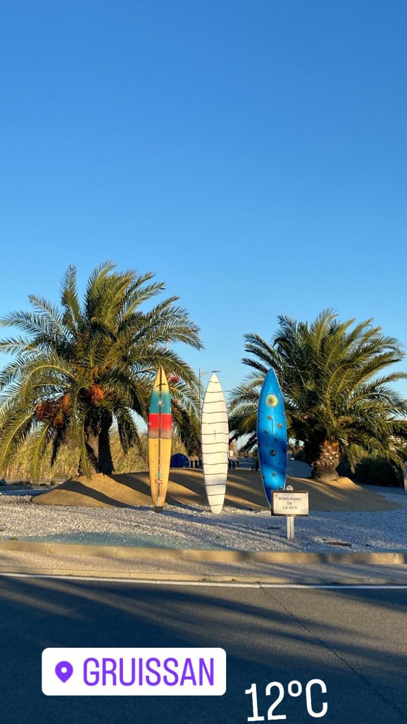 T2 Dans Le Vent Gruissan Bord De Mer Apartment Bagian luar foto